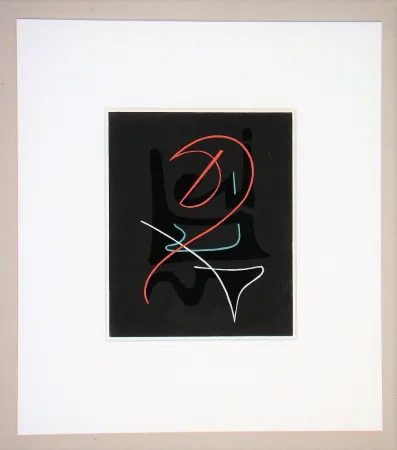 ステンシル Domela - Composition abstrait