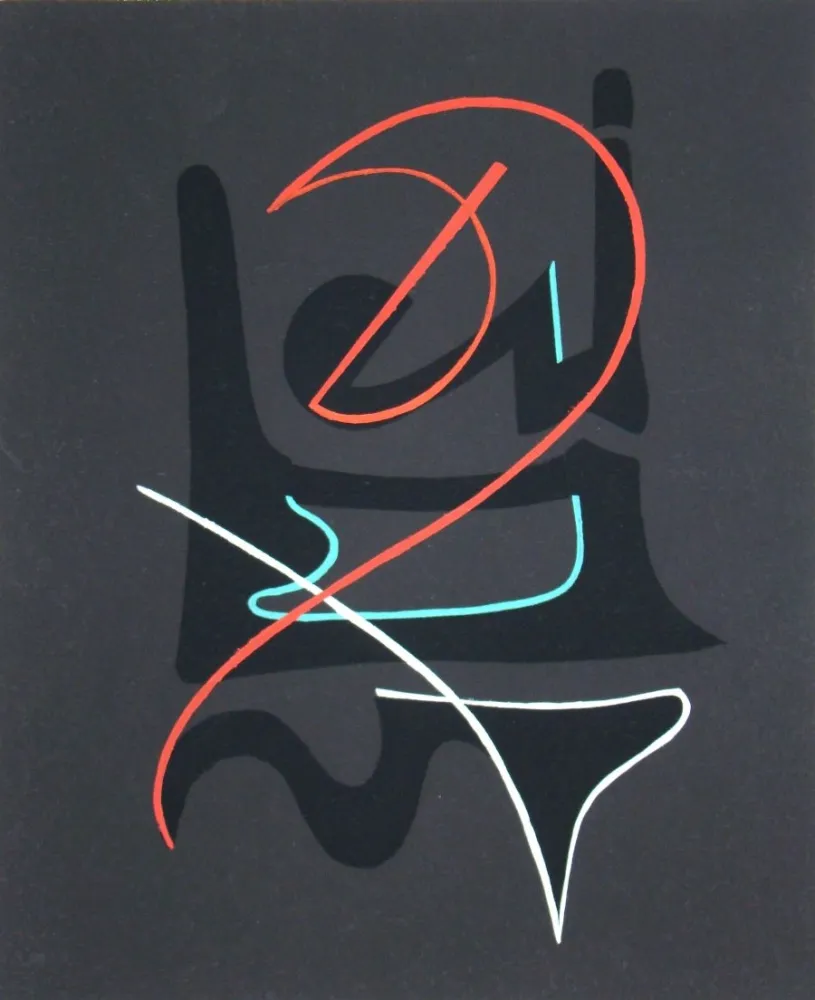 ステンシル Domela - Composition abstrait