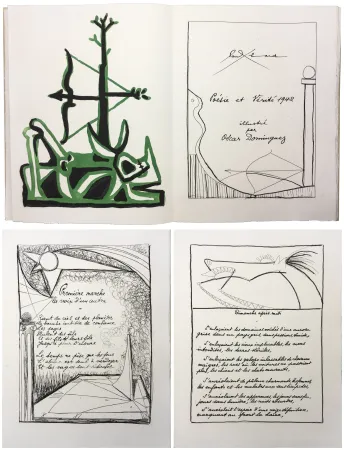挿絵入り本 Dominguez - Paul Éluard : POÉSIE ET VÉRITÉ 1942. 31 gravures originales (1947)