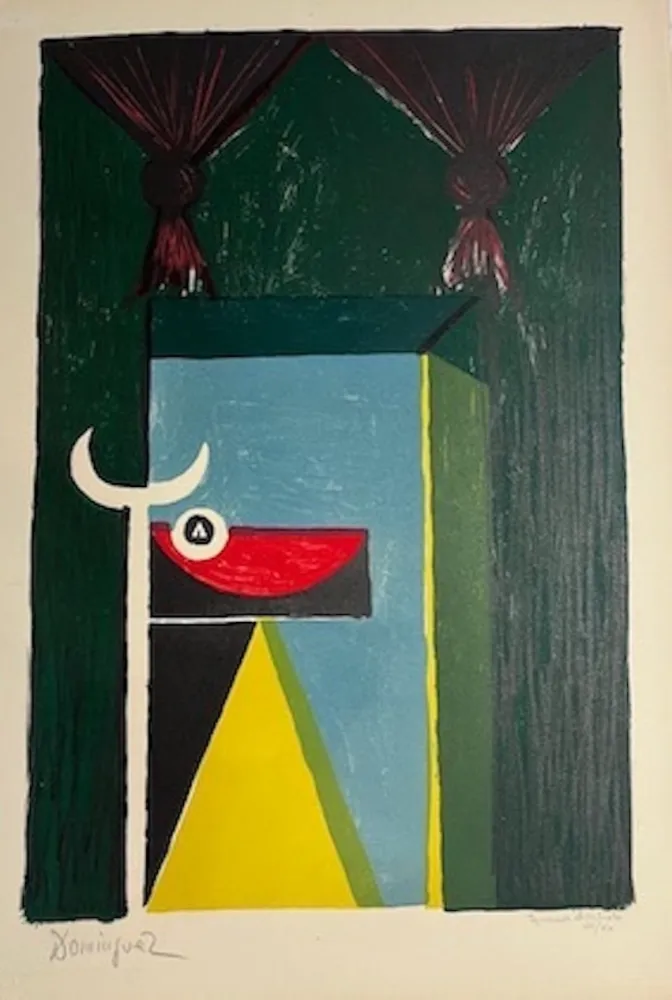 リトグラフ Dominguez - Tauromachie