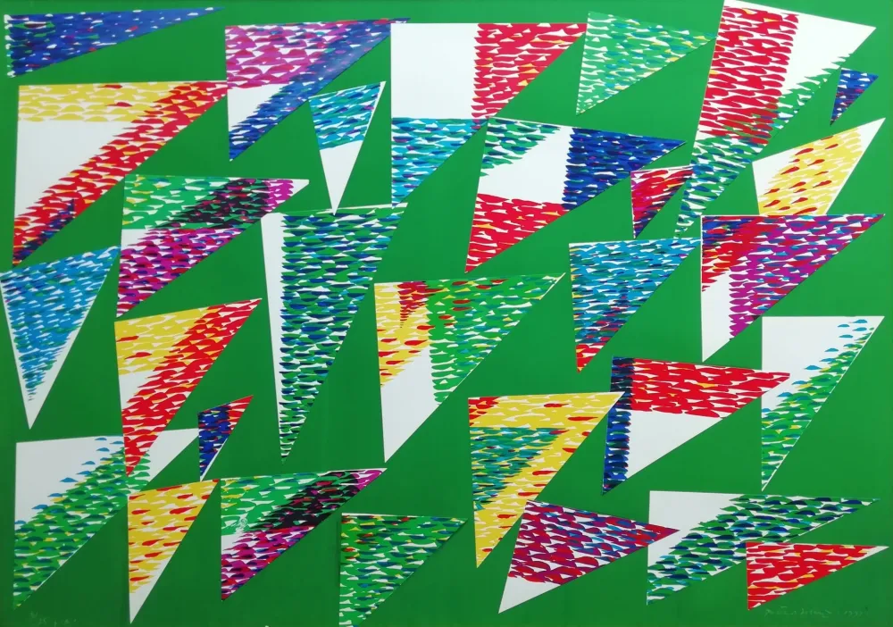 多数の Dorazio - Collage di Triangoli