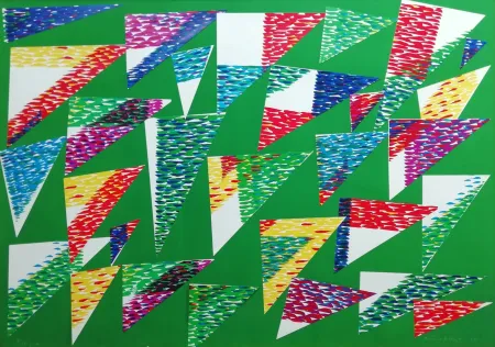 多数の Dorazio - Collage di Triangoli