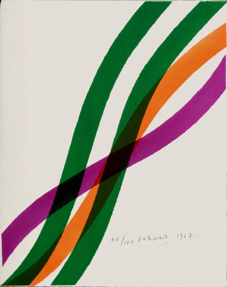リトグラフ Dorazio - Composition, 1967 - Hand-signed!