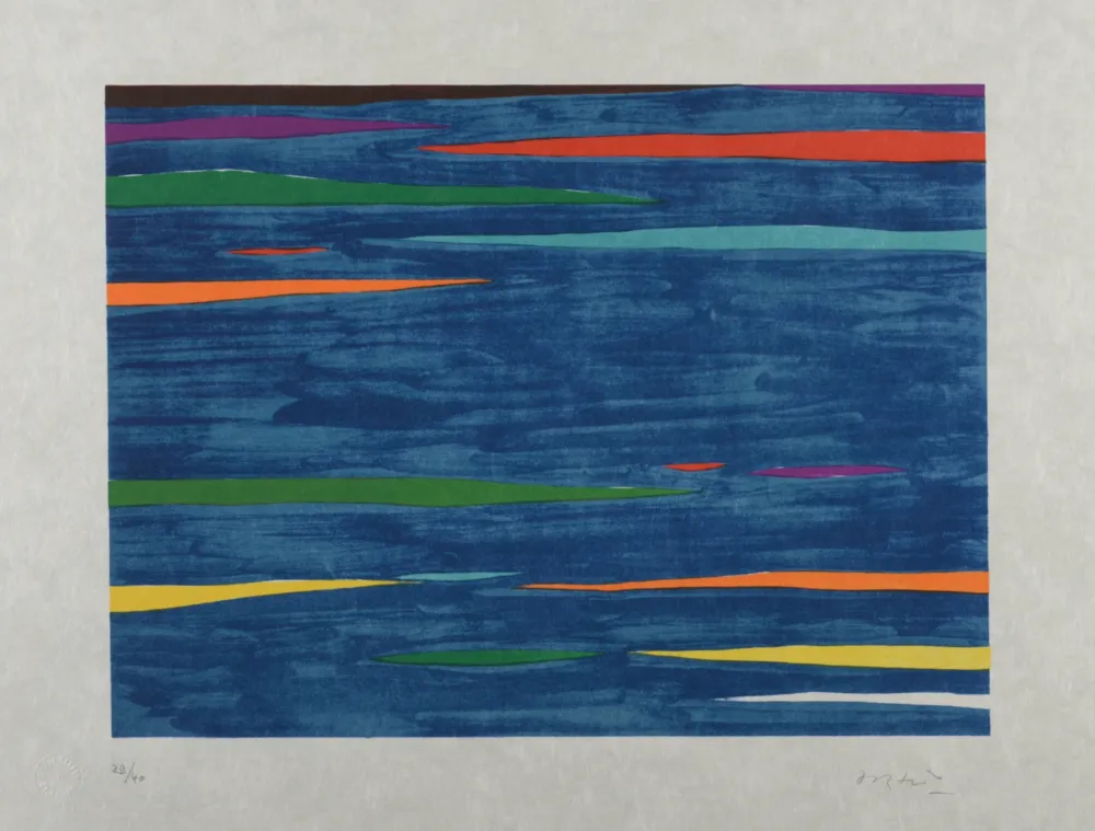リトグラフ Dorazio - Composition (#A), 1976 - Hand-signed
