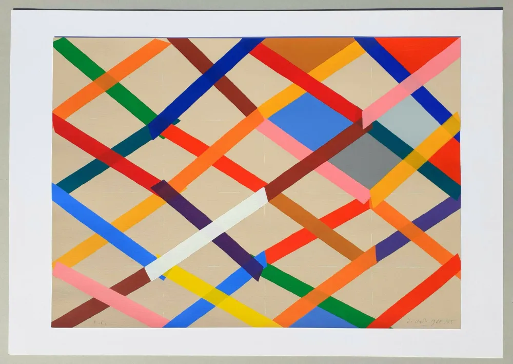 シルクスクリーン Dorazio - Composizione