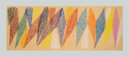 シルクスクリーン Dorazio - Composizione rosa