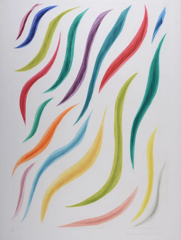 彫版 Dorazio - Elogio a Baudelaire #1, 1993 - Hand-signed