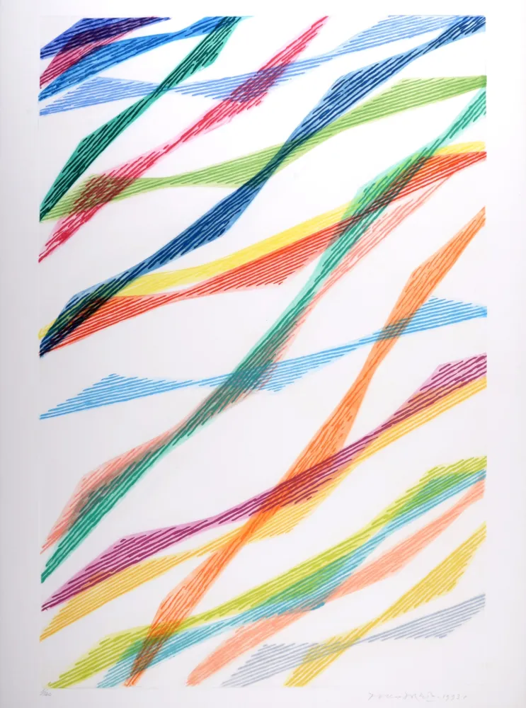 彫版 Dorazio - Elogio a Baudelaire #2, 1993 - Hand-signed