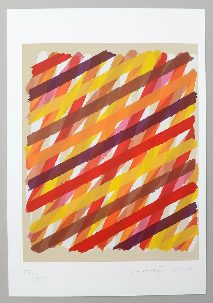 シルクスクリーン Dorazio - Ex tempore IV