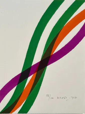 リトグラフ Dorazio - Hommage à Hans Arp 