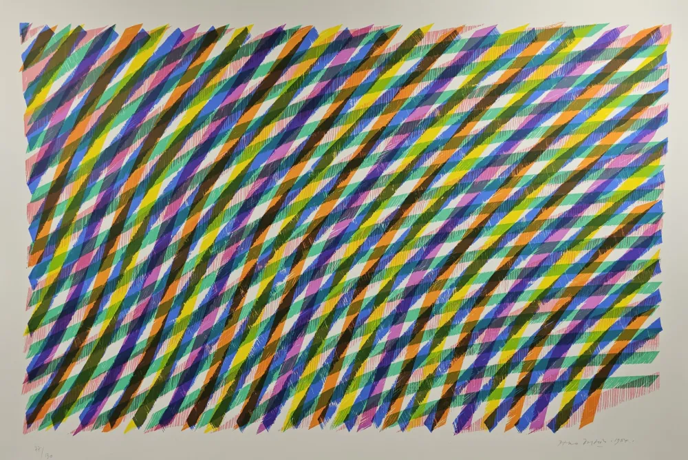 リトグラフ Dorazio - RETICOLO. COMPOSIZIONE NO 2