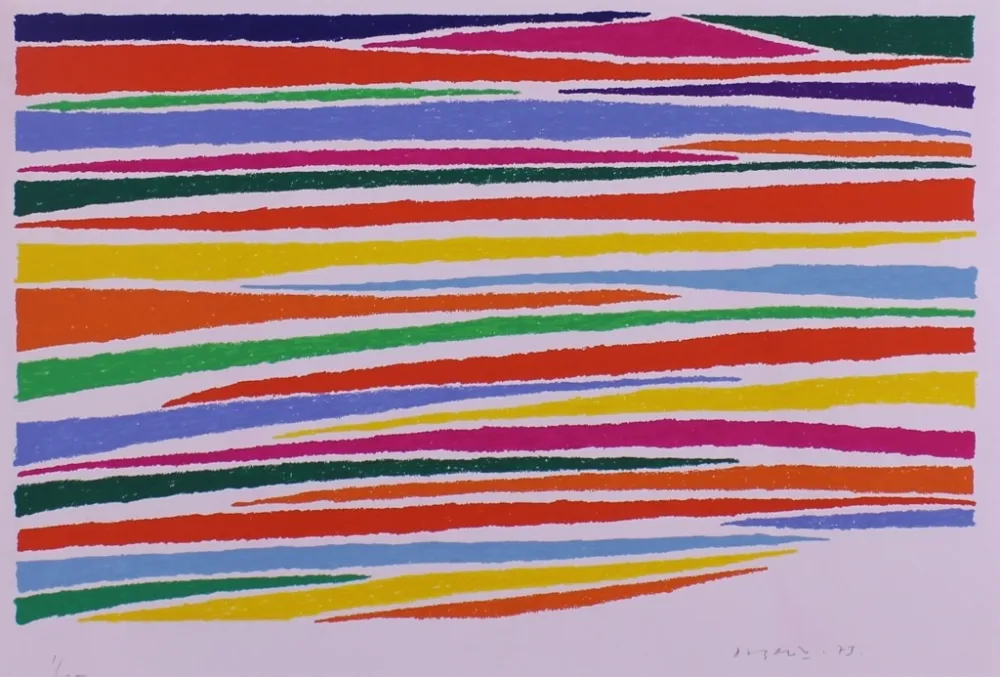 リトグラフ Dorazio - SENZA TITOLO