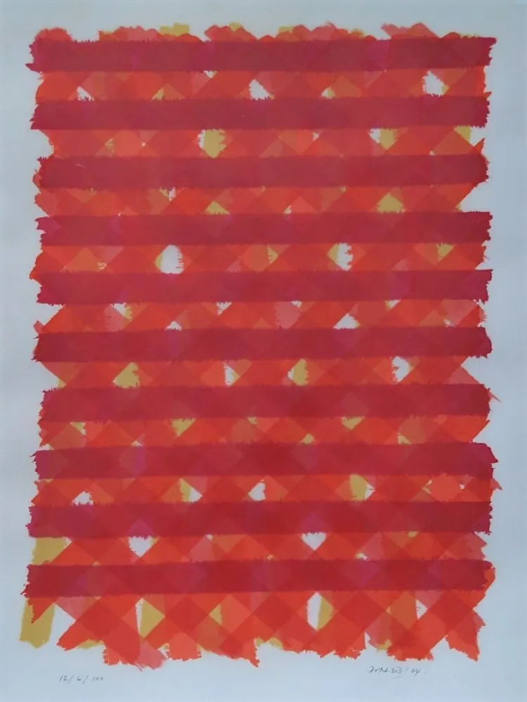 リトグラフ Dorazio - Senza titolo