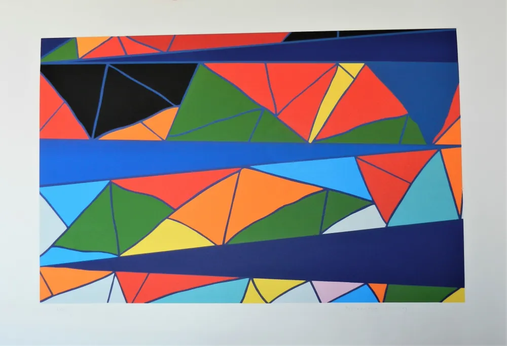 リトグラフ Dorazio - Senza titolo