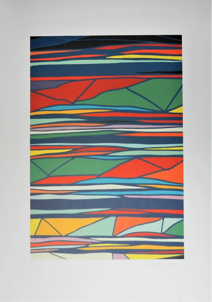 リトグラフ Dorazio - Senza titolo