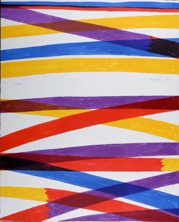 リトグラフ Dorazio - Senza Titolo - Hand-signed