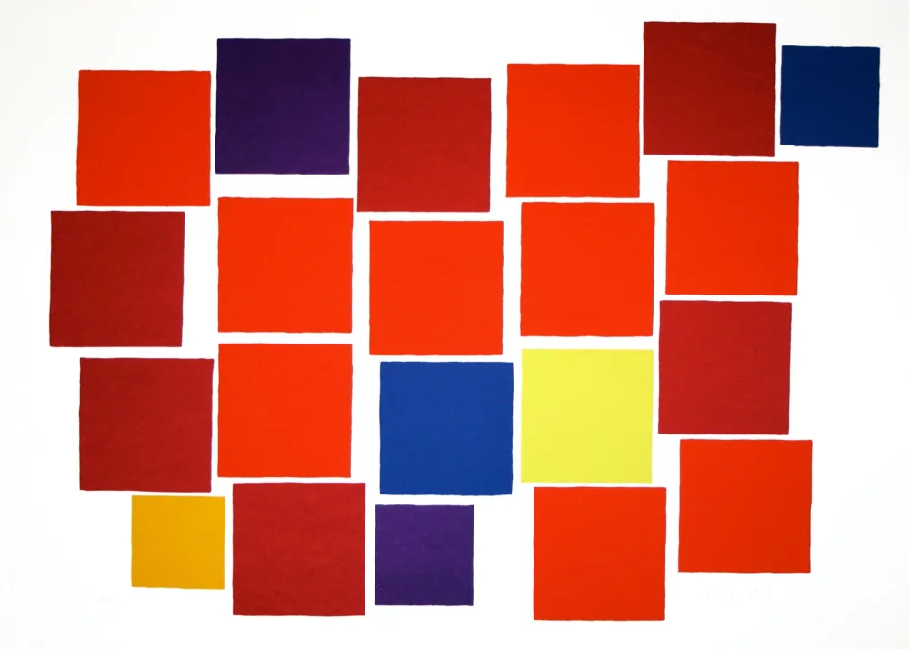 リトグラフ Dorazio - Untitled