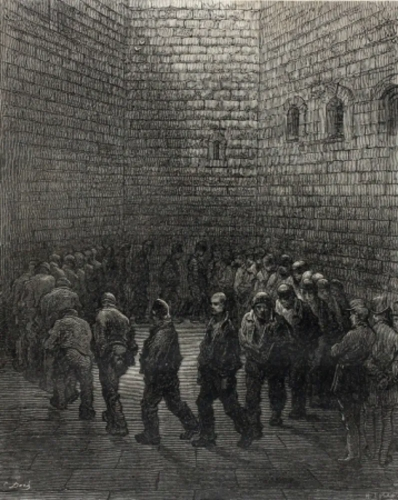 木版 Doré - London - A Pilgrimage