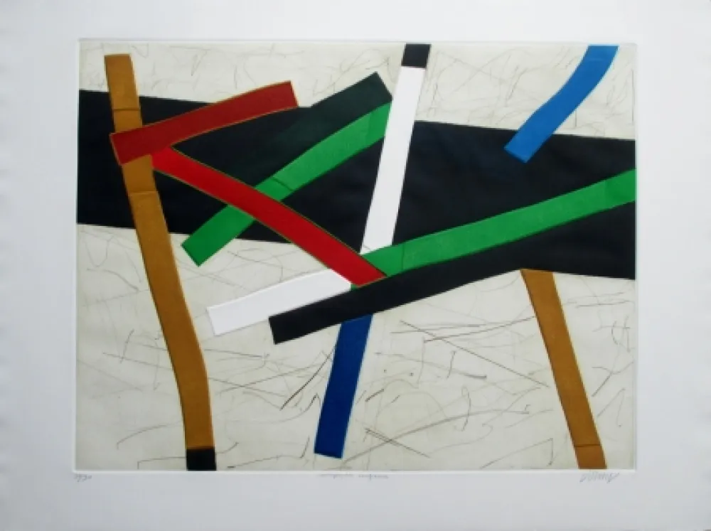 エッチング Dorny - Cartographie imaginaire