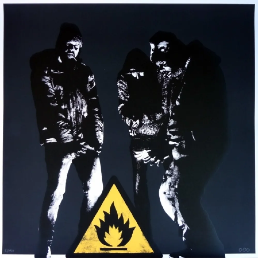 シルクスクリーン Dot Dot Dot - Bumfire (black - main edition)