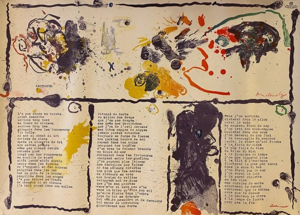 リトグラフ Dotremont - Abstrates