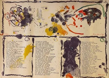 リトグラフ Dotremont - Abstrates