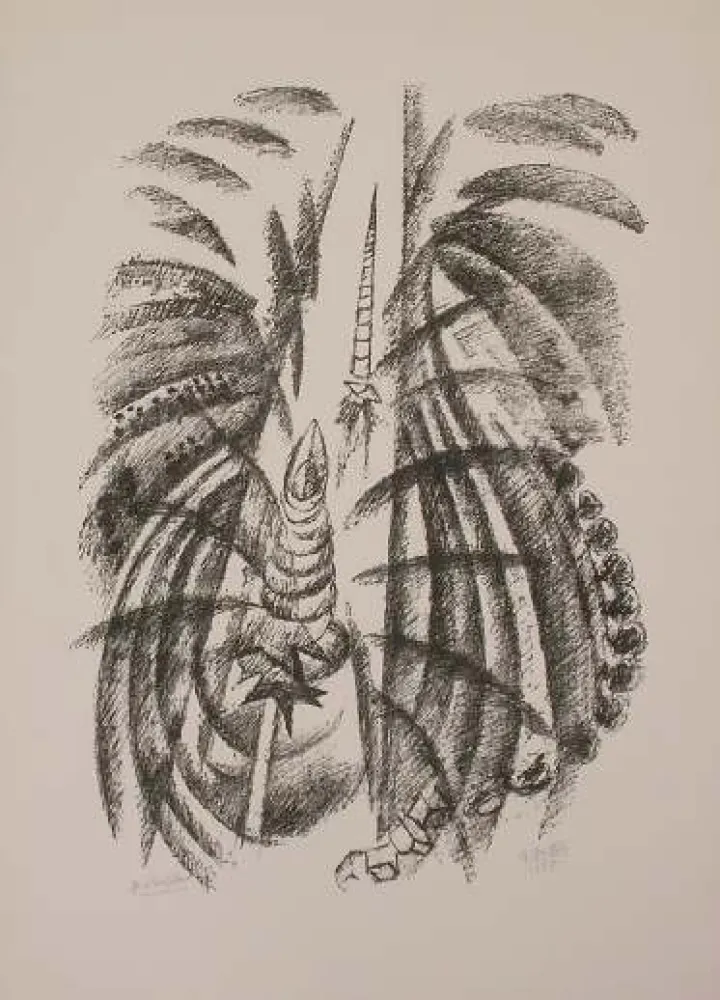 リトグラフ Dottori - SENZA TITOLO