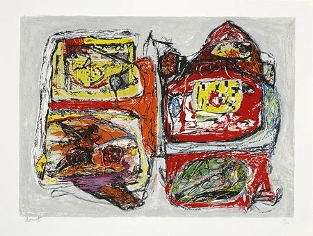 リトグラフ Doucet - Rivages-visages-paysages du Sepik