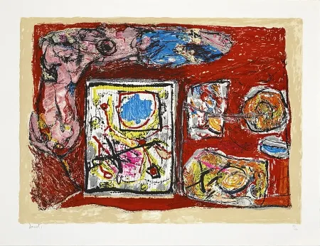 リトグラフ Doucet - Rivages-visages-paysages du Sepik