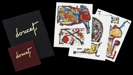 リトグラフ Doucet - Traces du quotidien