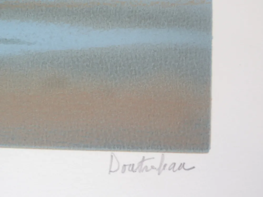 リトグラフ Doutreleau - La vague