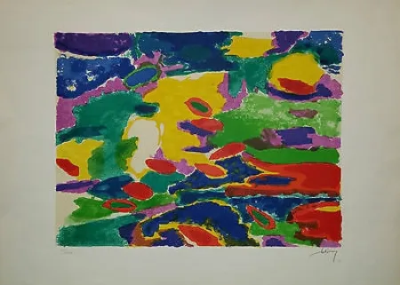 リトグラフ Dova  - Senza titolo