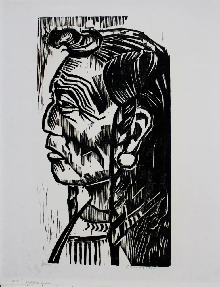 木版 Drewes - Blackfoot