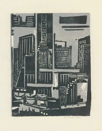 木版 Drewes - New York