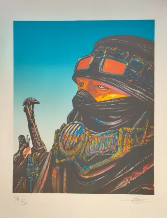 リトグラフ Druillet - Touareg  SALAMMBO