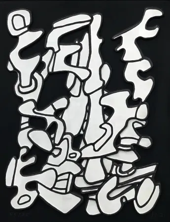 シルクスクリーン Dubuffet - ARBORESCENSES I