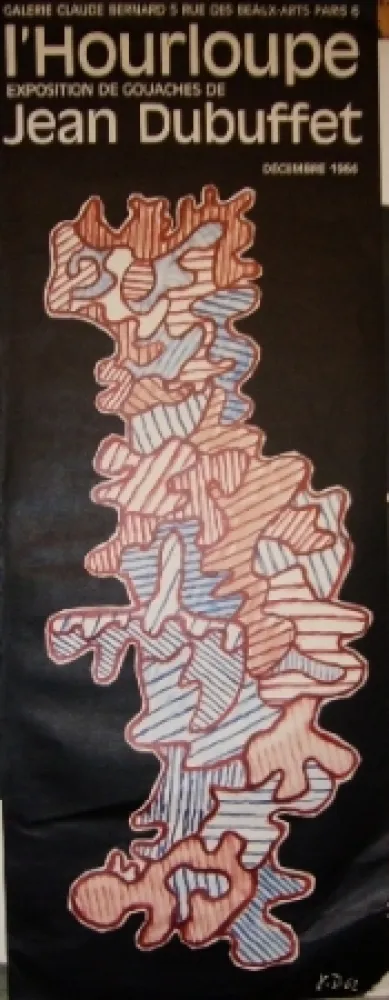 掲示 Dubuffet - Hourloupe