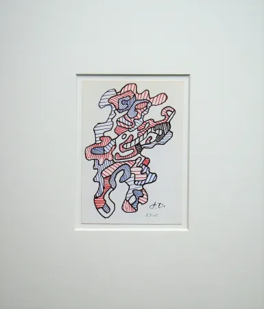 オフセット Dubuffet - Joueur de viole - 1965