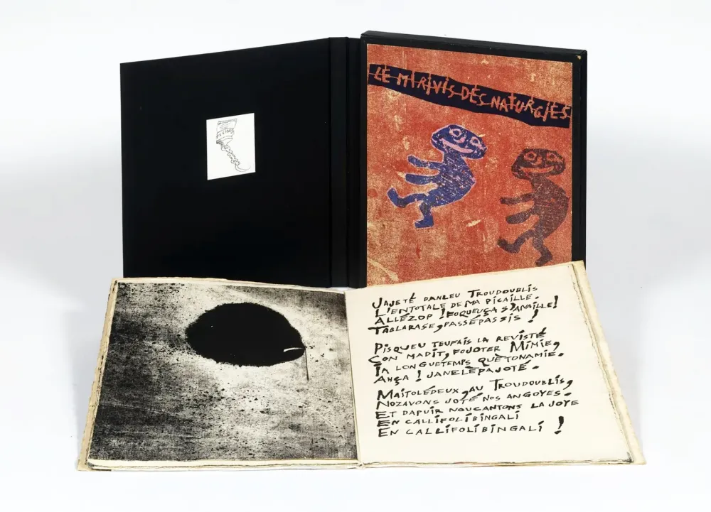 挿絵入り本 Dubuffet - LE MIRIVIS DES NATURGIES. 16 lithographies originales (1962-1963). L'exemplaire d'ARMAN.