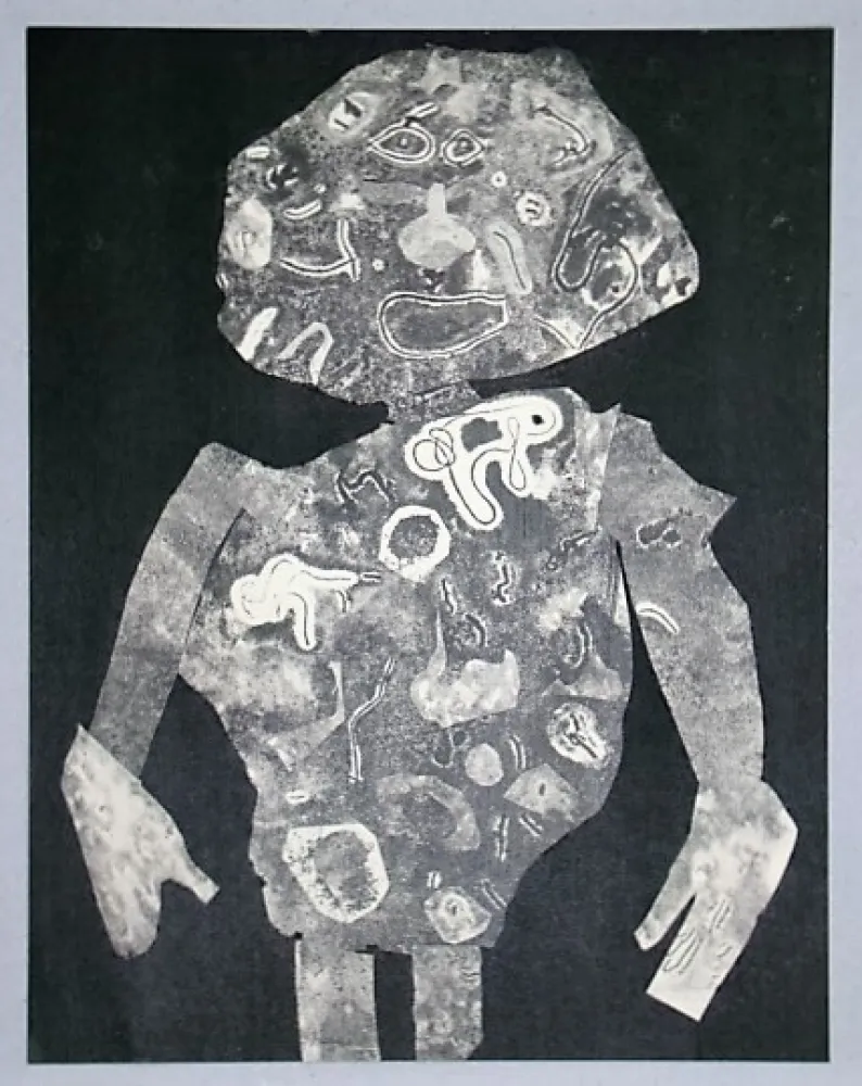 ステンシル Dubuffet - Personnage, 1955