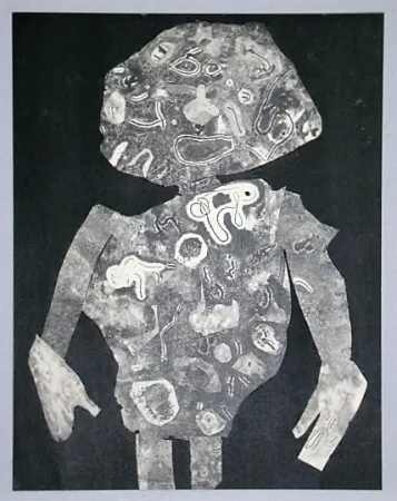 ステンシル Dubuffet - Personnage, 1955