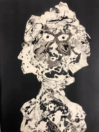 ステンシル Dubuffet - Personnage 1955 I