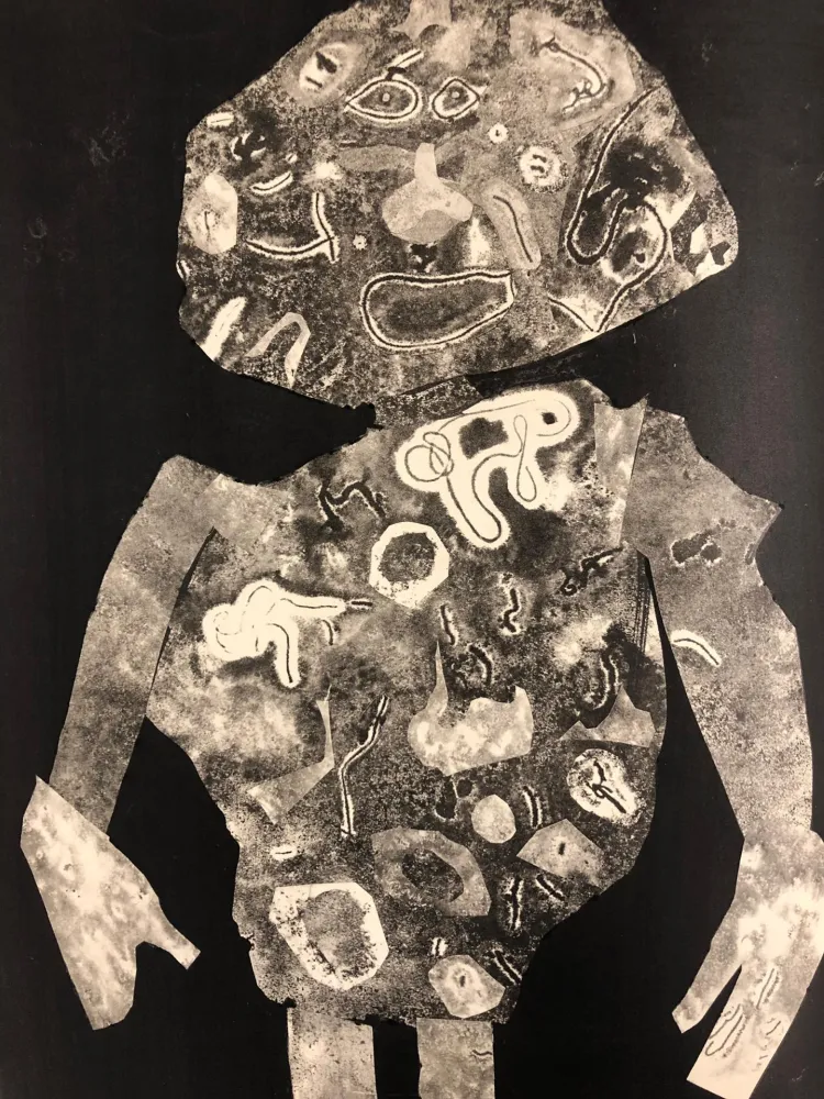ステンシル Dubuffet - Personnage 1955 II