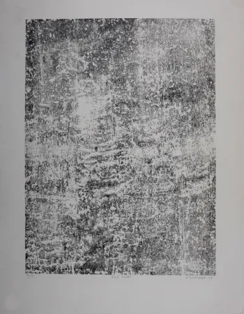 リトグラフ Dubuffet - Texte écaillé, 1959 - Hand-signed
