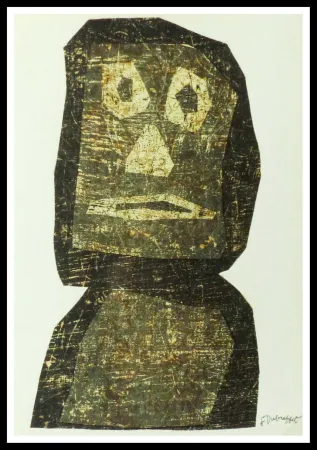 リトグラフ Dubuffet - TOTEM MOAI
