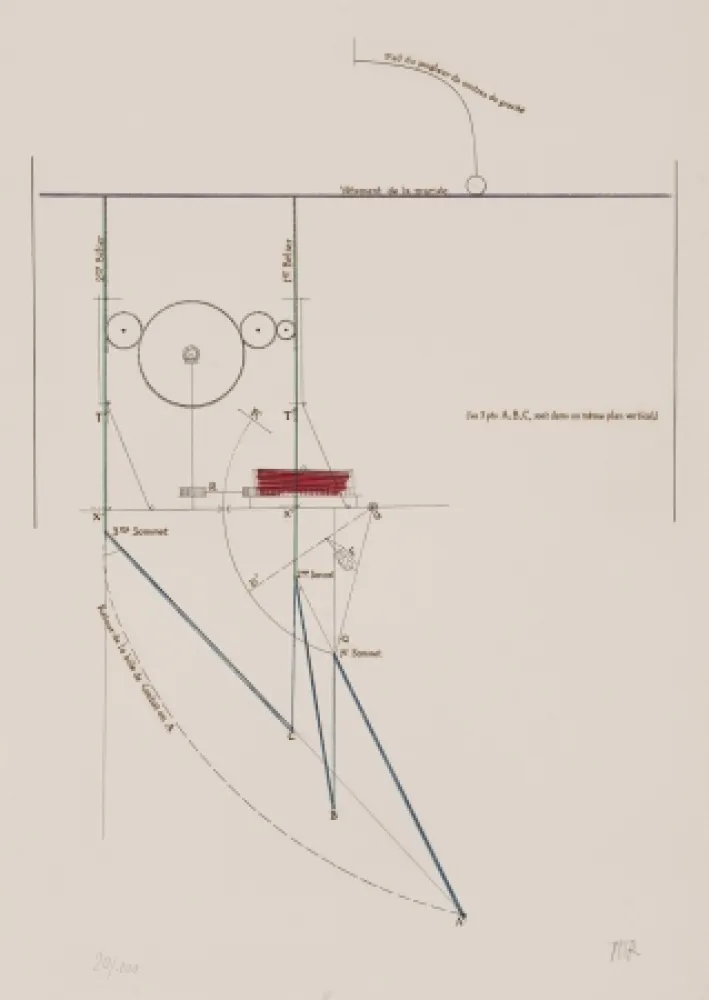 エッチング Duchamp - Combat de boxe