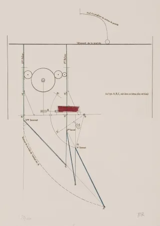 エッチング Duchamp - Combat de boxe