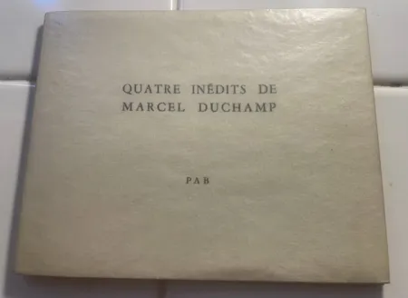 技術的なありません Duchamp - Quatre inédits de Marcel Duchamp
