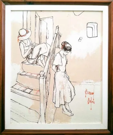 技術的なありません Dufour  - Les filles sur les escaliers