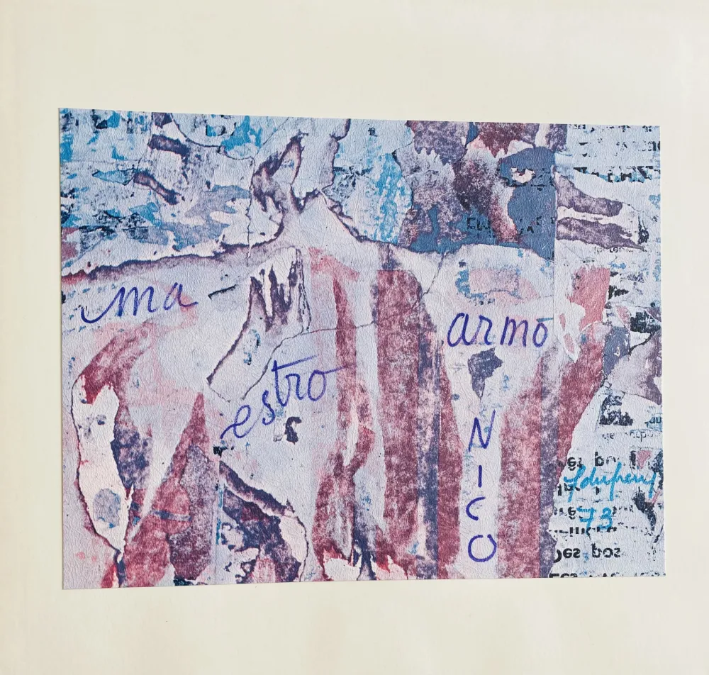 多数の Dufrêne - Ohne Titel aus Les Nouveaux Réalistes